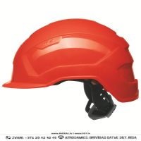 UVEX PRONAMIC E S WR 9730331 Electrically Insulating Helmet Darba Aizsargkaska Euroslot Adapters Maximum Performance Red GERMANY Darba Drošības Aksesuāri Aizsargapģērbi