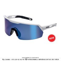 UVEX ULTRASHIELD 9122885 Darba Brilles ar Zilu Spoguli uz Lēcas UV400 Protection Permanent Anti Fog White Blue GERMANY Darba Drošības Aizsardzības Aksesuāri