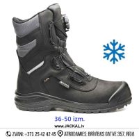 Darba Puszābaki Ādas Siltināti Boa Fit BE OSLO BASE S3 WR CI HI HRO SRC Waterproof LifePlus AirTech H2stOp  Black Drošības Darba Apavi Specapavi Aizsargapavi