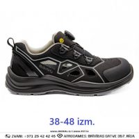 KALYMNOS Darba Kurpes Sandales Ātra Aizdare MOZ S1PS E PS SR TPU Comfortable Breathable Abrasion Resistant Black Grey Drošības Darba Apavi Specapavi Aizsargapavi