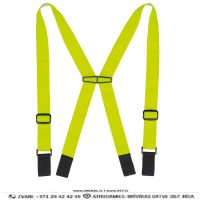 KUTENHOLZ ELYSEE Darba Bikšturi Atstarojoši 40 mm Platumā un Garums Līdz 110 cm Fluo Yellow GERMANY Drošības Darba Apģērbi Aksesuāri