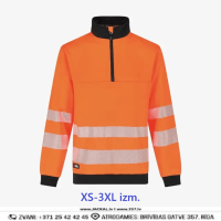 SAFETY JOGGER SCUTI Darba Džemperi HI VIS Stylish Unisex Design Orange Black BELGIUM Darba Apģērbi Specapģērbi Aizsargapģērbi