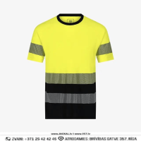 SAFETY JOGGER SCUTI HI VIS Darba T Krekli Breathable Fabric Freedom of Movement Yellow Black BELGIUM Drošības Darba Apģērbi Specapģērbi Aizsargapģērbi