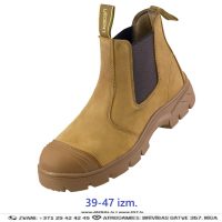 Darba Puszābaki Chelsea 129 URGENT S1 EVA Antistatic Breathable Chelsea Work Boots Brown Drošības Darba Apavi Specapavi Aizsargapavi