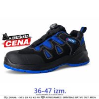 ENIF Darba Kurpes Ātra Aizdare S1P SR PU Slip Resistant Breathable Modern Design Black Blue Darba Drošības Apavi Specapavi Aizsargapavi