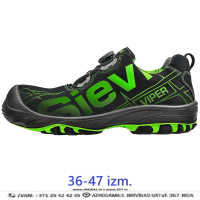 SIEVI VIPER ROLLER PLUS Darba Kurpes Boa Fit S3 SC FO SRC Breathable Durable Sporty Green Black FINLAND Drošības Darba Apavi Specapavi Aizsargapavi