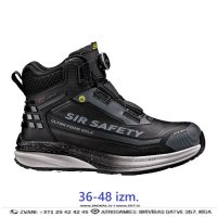 SIR FESTIVAL Darba Puszābaki Ātra Aizdare S7S HRO FO SR EVA DRY PLUS Nano Fibreglass Black White ITALY Drošības Darba Apavi