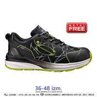 SIR PIONEER Darba Kurpes S3S HRO FO SR 3D TEX EVA NWT Midsole Antistatic Black White ITALY Drošības Darba Apavi Specapavi Aizsargapavi